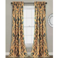 Lush Decor Devonia Botanical Print Curtain Set 132.08x213.36cm