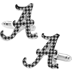 Cufflinks Inc University of Alabama Houndstooth Cufflinks - Silver/Black/White