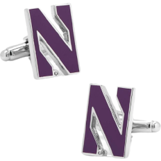 Cufflinks Inc Northwestern University Cufflinks - Silver/Purple