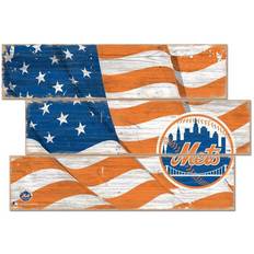 Fan Creations New York Mets 3-Plank Team Flag