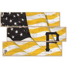 Fan Creations Pittsburgh Pirates 3-Plank Team Flag