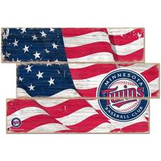 Fan Creations Minnesota Twins 3-Plank Team Flag