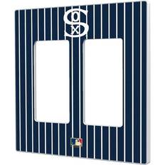 Strategic Printing Chicago White Sox 1919 Cooperstown Pinstripe Double Rocker Light Switch Plate