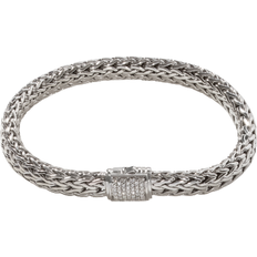 John Hardy Classic Chain Bracelet - Silver/Diamond