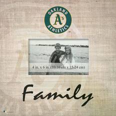 Fan Creations Oakland Athletics Burlap Pattern Frame