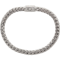 John Hardy Classic Chain Bracelet Large - Silver/Diamond