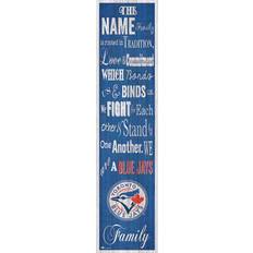 Fan Creations Toronto Blue Jays Personalized Family Banner Sign