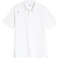 Rhone Delta Short Sleeve Piqué Performance Polo Shirt - White 2