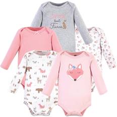 Hudson Cotton Long-Sleeve Bodysuits 5-pack - Girl Fox (10156301)