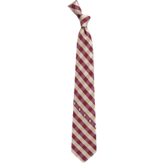 Gold - Men Ties Eagles Wings Florida State Seminoles Check Tie - Garnet/Gold