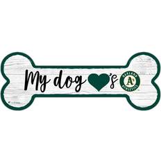 Fan Creations Oakland Athletics Team Dog Bone Sign