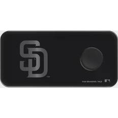 Fan Brander San Diego Padres 3 in 1 Glass Wireless Charge Pad