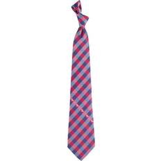 Men - Pink Ties Eagles Wings Check Tie - Ole Miss Rebels