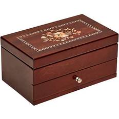 Mele & Co Brynn Walnut Wooden Jewelry Box - Brown