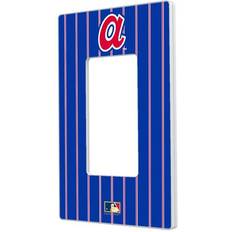 Strategic Printing Atlanta Braves 1972-1980 Cooperstown Pinstripe Single Rocker Light Switch Plate