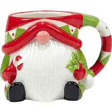 Certified International Holiday Magic Gnome 3D Cup & Mug 53.2cl 4pcs