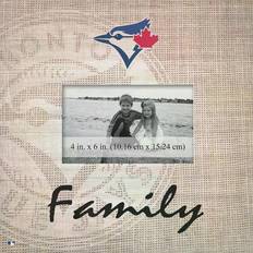 Fan Creations Toronto Blue Jays Burlap Pattern Frame