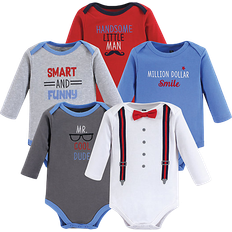 Hudson Long Sleeve Bodysuits 5-pack - Mr. Cool Dude (10153604)