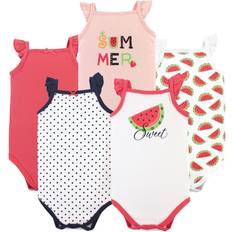 Hudson Sleeveless Bodysuits, 5-pack - Watermelon (10155347)