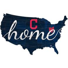 Fan Creations Cleveland Indians USA Shape Cutout Sign