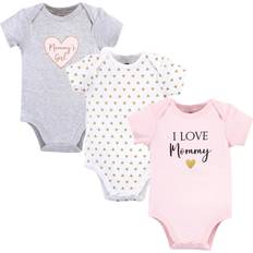 Hudson Short Sleeve Bodysuits 3-pack - Girl Mommy (10152971)