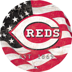 Fan Creations Cincinnati Reds Team Color Flag Sign