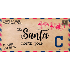 Fan Creations Cleveland Indians Letter to Santa Sign