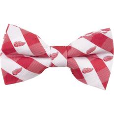 Polyester Ties Eagles Wings Wings Bow Check Tie - Red