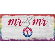 Fan Creations Texas Rangers Pride Mr & Mr Sign