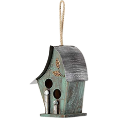 Alpine Corporation Hanging Wooden Birdhouse 12inch