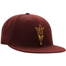 Top of the World Arizona State Sun Devils Team Color Fitted Hat Men - Maroon