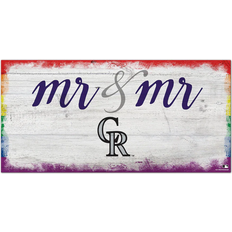 Fan Creations Colorado Rockies Pride Mr & Mr Sign
