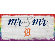 Fan Creations Detroit Tigers Pride Mr & Mr Sign