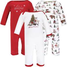 Hudson Baby Coveralls 3-pack - Christmas Forest (10115355)