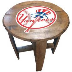 Imperial New York Yankees Oak Barrel Table