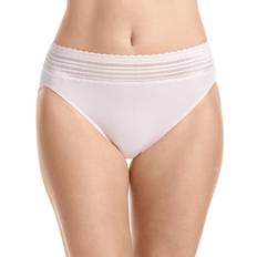 Warner's No Pinching No Problems Hi-Cut Lace Bikini - Pale Pink