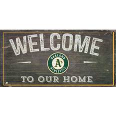 Fan Creations Oakland Athletics Welcome to Our Home Sign Board