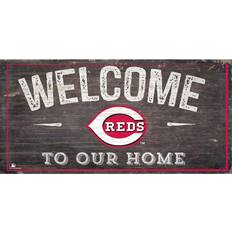 Fan Creations Cincinnati Reds Welcome to Our Home Sign Board