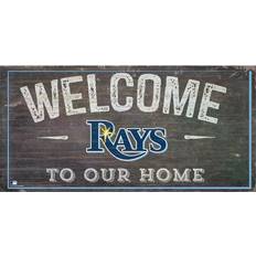 Fan Creations Tampa Bay Rays Welcome to Our Home Sign Board