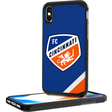 Strategic Printing FC Cincinnati iPhone X/Xs Diagonal Stripe Rugged Case