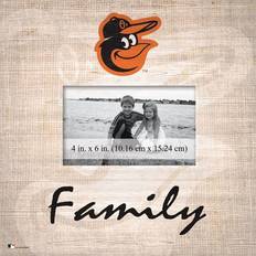 Fan Creations Baltimore Orioles Burlap Pattern Frame