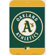 WinCraft Oakland Athletics Team Plastic Sign