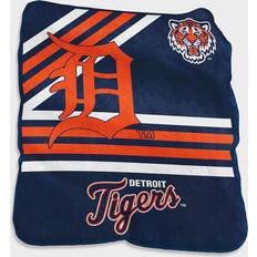 Logo Brands Detroit Tigers Plush Raschel Throw