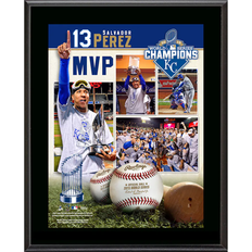Fanatics Kansas City Royals 2015 World Series Champions World Series MVP Sublimated Plaque Salvador Perez