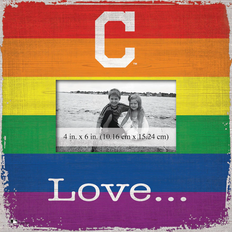 Fan Creations Cleveland Indians Love Pride Frame