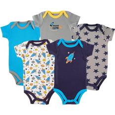 Luvable Friends Bodysuits 5-pack - Rocket (10130825)