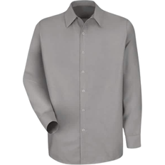 Red Kap Specialized Pocketless Work Shirt - Light Grey