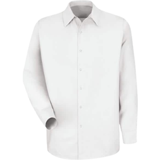 Red Kap Specialized Pocketless Work Shirt - White
