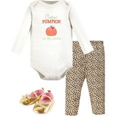 Hudson Cotton Bodysuit Pant and Shoe Set - Cutest Pumpkin (10119569)