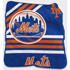 Logo Brands New York Mets Plush Raschel Throw